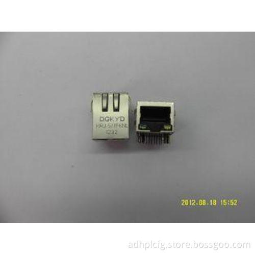 10/100MHZ 1 * 1 Tab Down Transmitter filter ,RJ45 Single Po